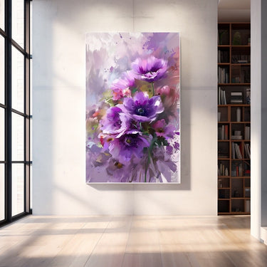 Abstract Painting of Flowers